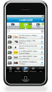 Integração Cardmobili em Smartphone